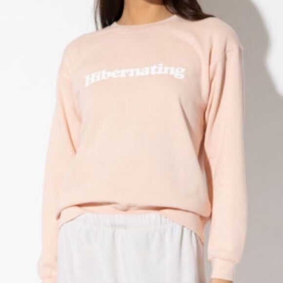 SUBURBAN RIOT Women’s Top Hibernating Willow Sweatshirt Size XSmall Blush Pink - Picture 2 of 5